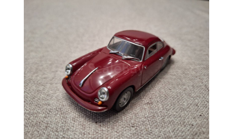 Porsche 356C Carrera 2 1963 dark red (Minichamps) 1/43, масштабная модель, scale43