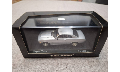 Toyota Celica liftback 1975 silver (Minichamps) 1/43, масштабная модель, scale43