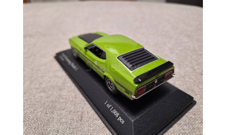 Ford Mustang Mach 1 1971 green (Minichamps) 1/43, масштабная модель, Mercury, scale43