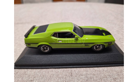 Ford Mustang Mach 1 1971 green (Minichamps) 1/43, масштабная модель, Mercury, scale43