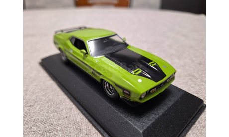 Ford Mustang Mach 1 1971 green (Minichamps) 1/43, масштабная модель, Mercury, scale43