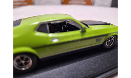 Ford Mustang Mach 1 1971 green (Minichamps) 1/43, масштабная модель, Mercury, scale43