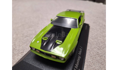 Ford Mustang Mach 1 1971 green (Minichamps) 1/43, масштабная модель, Mercury, scale43