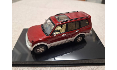 Mitsubishi Pajero LWB 1999 red metallic (AutoArt) 1/43, масштабная модель, scale43