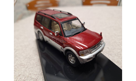 Mitsubishi Pajero LWB 1999 red metallic (AutoArt) 1/43, масштабная модель, scale43