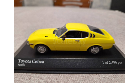 Toyota Celica fastback 1975 yellow (Minichamps) 1/43, масштабная модель, scale43