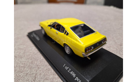 Toyota Celica fastback 1975 yellow (Minichamps) 1/43, масштабная модель, scale43