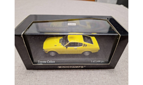 Toyota Celica fastback 1975 yellow (Minichamps) 1/43, масштабная модель, scale43