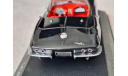 Chevrolet Corvette Stingray  convertible 1963 tuxedo black (Minichamps) 1/43, масштабная модель, scale43