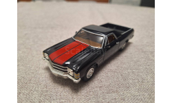 Chevrolet El Camino 1971 black-red (Matchbox) 1/43