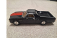 Chevrolet El Camino 1971 black-red (Matchbox) 1/43, масштабная модель, scale43