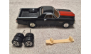 Chevrolet El Camino 1971 black-red (Matchbox) 1/43, масштабная модель, scale43