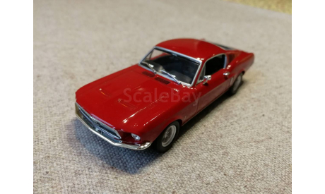 Ford Mustang fastback 2+2 1968 red no box (Minichamps), масштабная модель, 1:43, 1/43