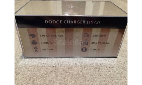 Dodge Charger 1972 (Altaya-American cars) 1/43, масштабная модель, scale43
