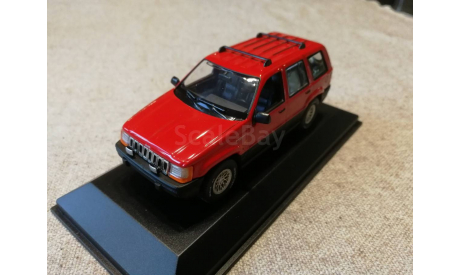 Jeep Grand Cherokee ZJ red 1992-98 (Minichamps) 1/43, масштабная модель, scale43