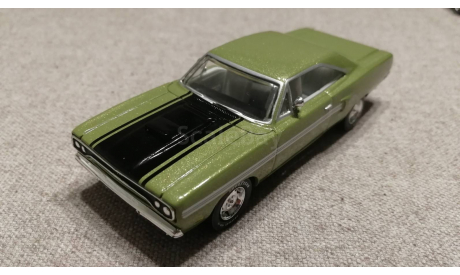 Plymouth GTX 1970г. olive (Matchbox для Barrett Jackson), масштабная модель, scale43