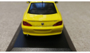 Peugeot 406 Coupe 1996 yellow (Minichamps) 1/43, масштабная модель, scale43