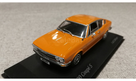 Audi 100 coupe S 1969-75 orange (Minichamps) 1/43, масштабная модель, scale43