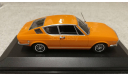 Audi 100 coupe S 1969-75 orange (Minichamps) 1/43, масштабная модель, scale43