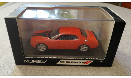 Dodge Challenger SRT8 2008г.(Norev), масштабная модель, scale43