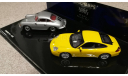 Porsche 356C 1964-65 + Porsche 911 2002 (Minichamps), масштабная модель, scale43