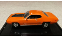 Plymouth GTX 1971г. orange (Hot Wheels), масштабная модель, scale43