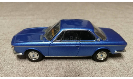 BMW 2000 CS coupe 1967 light blue metallic (Minichamps) 1/43, масштабная модель, scale43