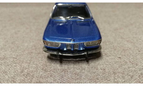 BMW 2000 CS coupe 1967 light blue metallic (Minichamps) 1/43, масштабная модель, scale43
