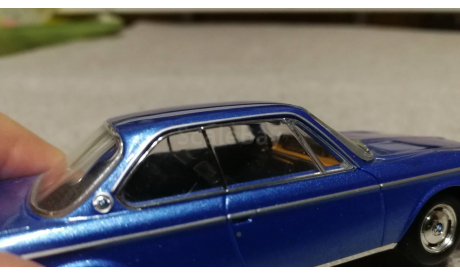 BMW 2000 CS coupe 1967 light blue metallic (Minichamps) 1/43, масштабная модель, scale43
