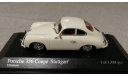 Porsche 356 coupe ’Stuttgart’ 1954 cream (Minichamps) 1/43, масштабная модель, scale43