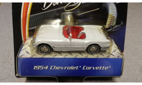 Chevrolet Corvette C1 1954г. white (Matchbox-Barrett Jackson), масштабная модель, scale43