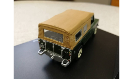 Land Rover serie III 109 soft top British racing green color (Universal Hobbies) 1/43, масштабная модель, scale43