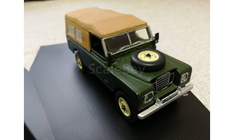 Land Rover serie III 109 soft top British racing green color (Universal Hobbies) 1/43, масштабная модель, scale43