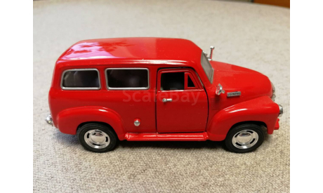 Chevrolet Suburban 1950г. (Kinsmart) 1/36, масштабная модель, 1:35, 1/35