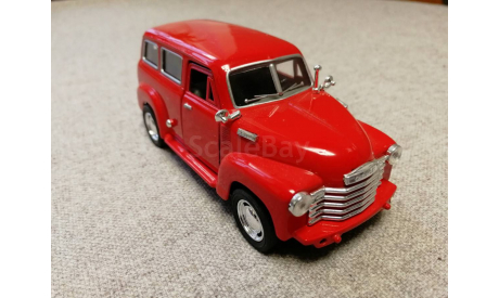 Chevrolet Suburban 1950г. (Kinsmart) 1/36, масштабная модель, 1:35, 1/35