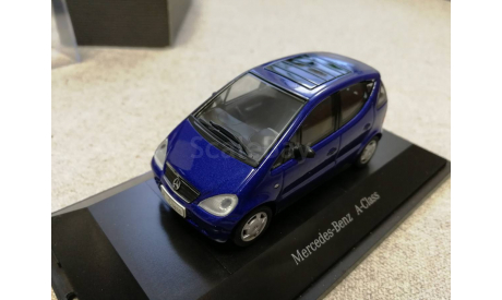 Mercedes-Benz A-Class (A140) blue (Herpa) 1/43, масштабная модель, scale43