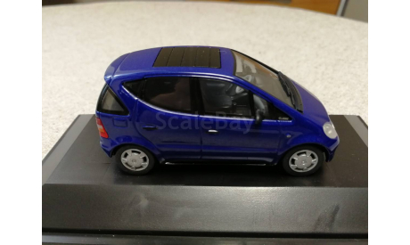 Mercedes-Benz A-Class (A140) blue (Herpa) 1/43, масштабная модель, scale43