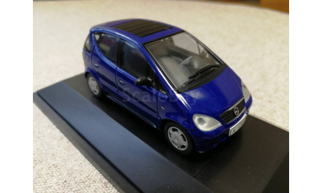 Mercedes-Benz A-Class (A140) blue (Herpa) 1/43, масштабная модель, scale43