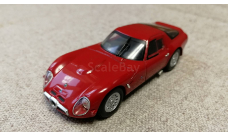 Alfa Romeo Giulia TZ2 1965 red (Minichamps) 1/43, масштабная модель, scale43