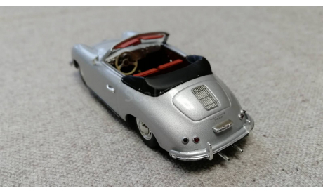 Porsche 356 cabriolet ’Stuttgart’ 1954 silver (Minichamps) 1/43, масштабная модель, 1:43