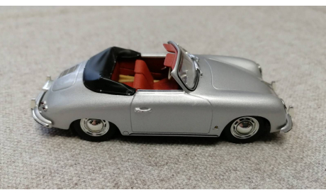 Porsche 356 cabriolet ’Stuttgart’ 1954 silver (Minichamps) 1/43, масштабная модель, 1:43