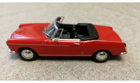 Peugeot 404 Cabriolet 1962 red (Minichamps) 1/43, масштабная модель, 1:43