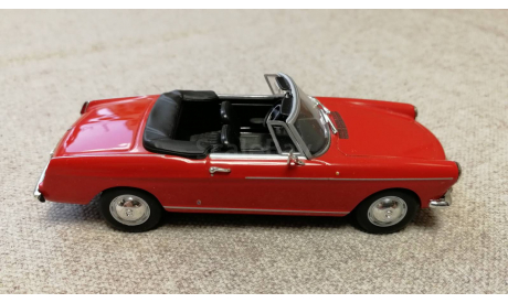 Peugeot 404 Cabriolet 1962 red (Minichamps) 1/43, масштабная модель, 1:43