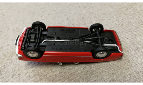Peugeot 404 Cabriolet 1962 red (Minichamps) 1/43, масштабная модель, 1:43