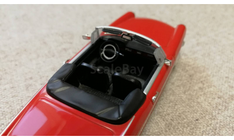 Peugeot 404 Cabriolet 1962 red (Minichamps) 1/43, масштабная модель, 1:43