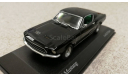 Ford Mustang fastback 2+2 1968 black (Minichamps), масштабная модель, 1:43, 1/43