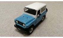 Nissan Patrol 300 (H60) 4X4 1970 blue-white (Altaya) 1:43, масштабная модель, 1/43