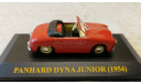 Panhard Dyna Junior 1954 red (IXO Junior) 1/43, масштабная модель, 1:43