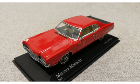 Mercury Marauder X-100 Hardtop coupe 1969 red (Minichamps) 1/43, масштабная модель, scale43