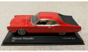 Mercury Marauder X-100 Hardtop coupe 1969 red (Minichamps) 1/43, масштабная модель, scale43